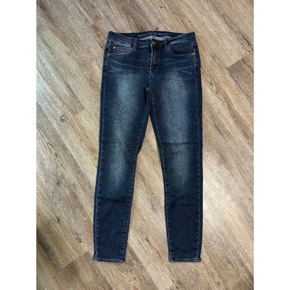 Articles of Society Skinny Ankle Jeans Size 28 Dark Wash Mid Rise
